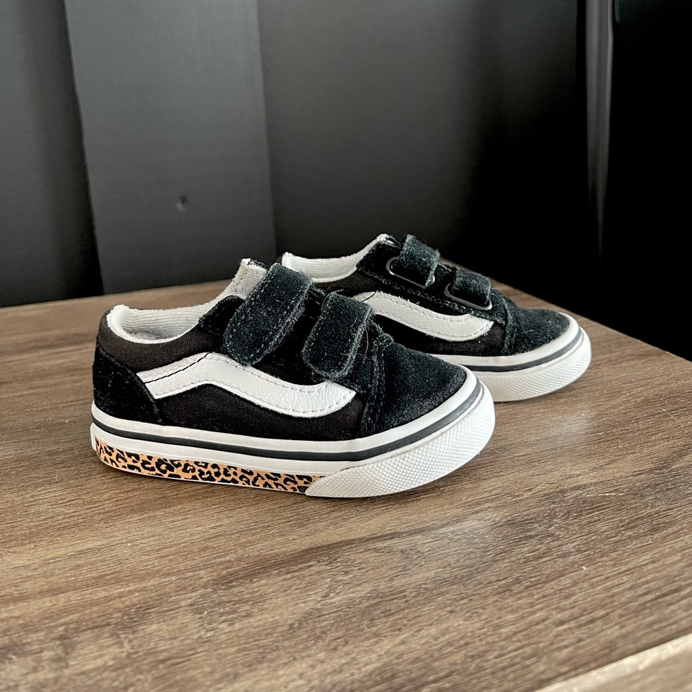 Toddler Vans Old Skool Leopard Cheetah Animal
Sidewall